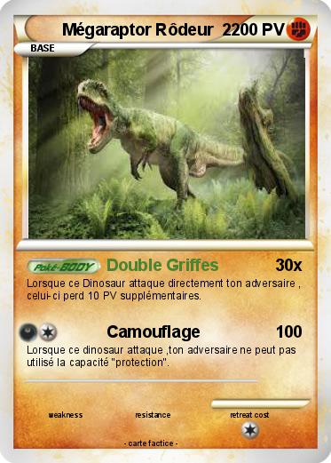 Pokemon Mégaraptor Rôdeur  2