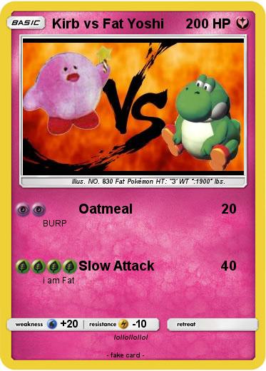 Pokemon Kirb vs Fat Yoshi