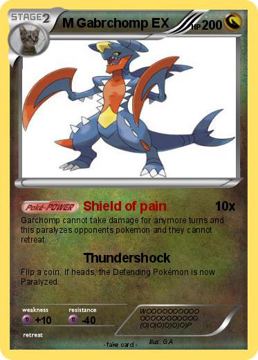 Pokemon M Gabrchomp EX
