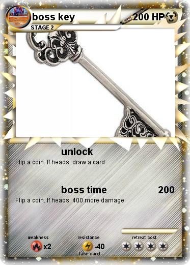 Pokemon boss key