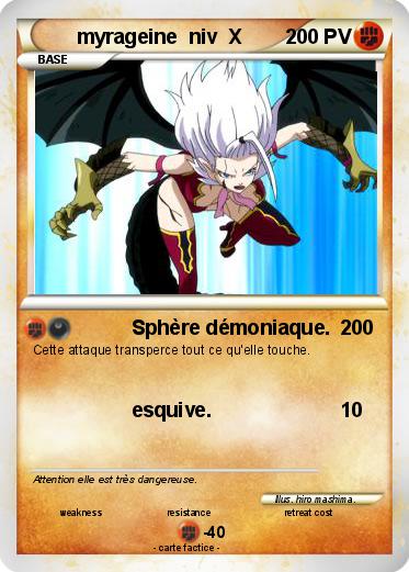Pokemon myrageine  niv  X