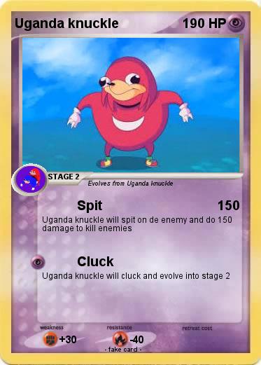 Pokemon Uganda knuckle