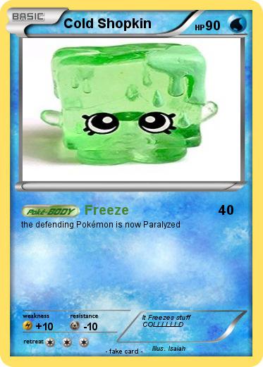 Pokemon Cold Shopkin
