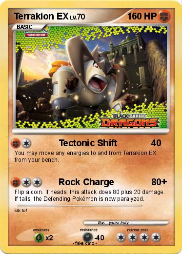 Pokemon Terrakion EX