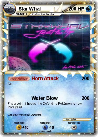 Pokemon Star Whal