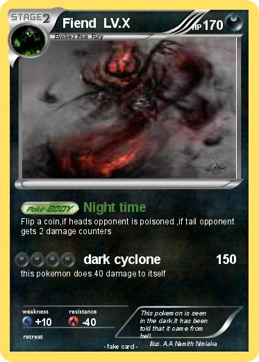 Pokemon Fiend  LV.X