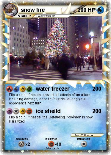 Pokemon snow fire