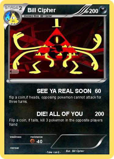 Pokemon Bill Cipher