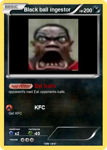 Pokemon Black ball ingestor
