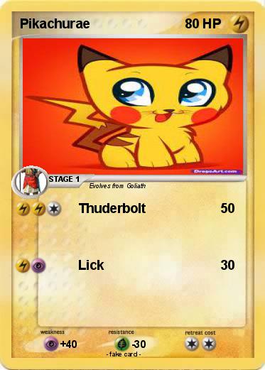Pokemon Pikachurae