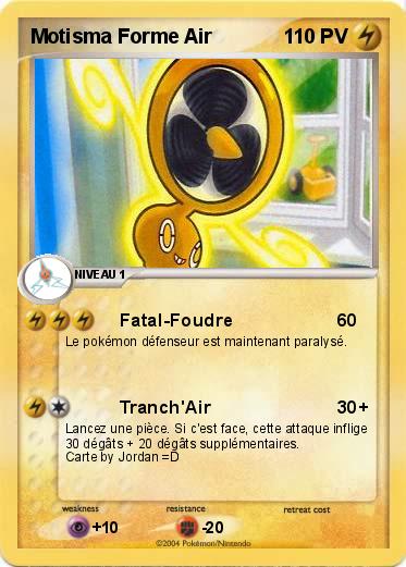 Pokemon Motisma Forme Air