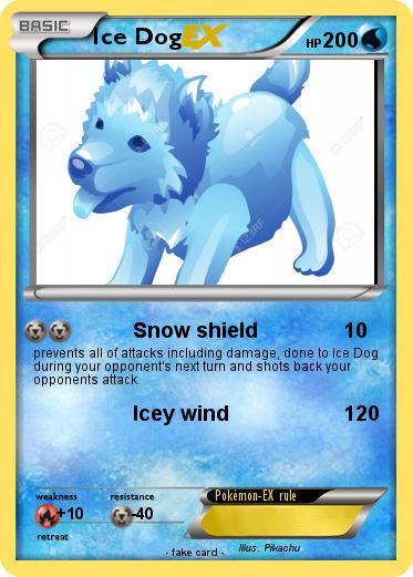Pokemon Ice Dog