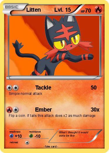 Pokemon Litten         Lvl. 15