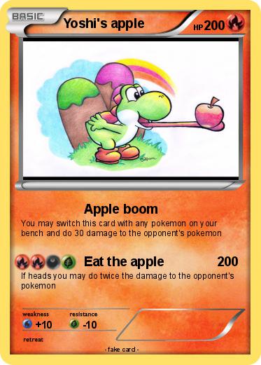 Pokemon Yoshi's apple