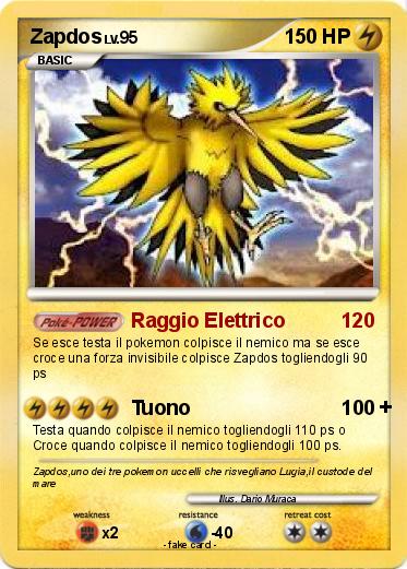 Pokemon Zapdos