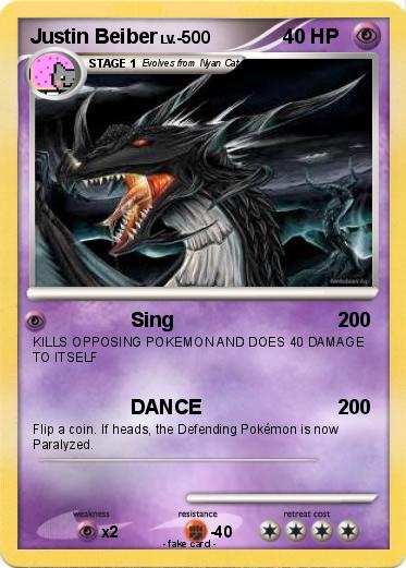 Pokemon Justin Beiber