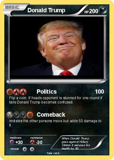 Pokemon Donald Trump