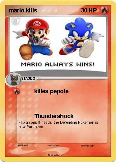 Pokemon mario kills