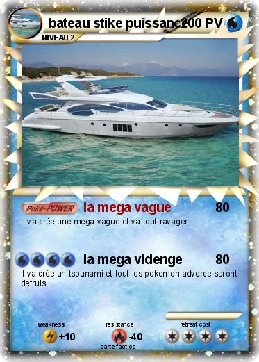 Pokemon bateau stike puissance