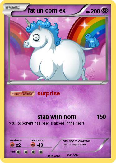 Pokemon fat unicorn ex