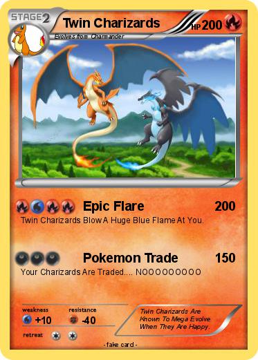 Pokemon Twin Charizards