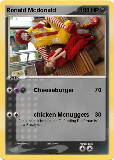 Pokemon Ronald Mcdonald