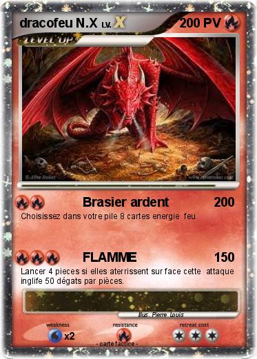 Pokemon dracofeu N.X