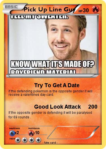Pokemon Pick Up Line Guy