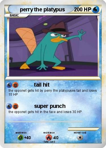 Pokemon perry the platypus