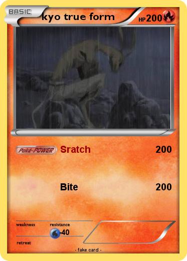 Pokemon kyo true form