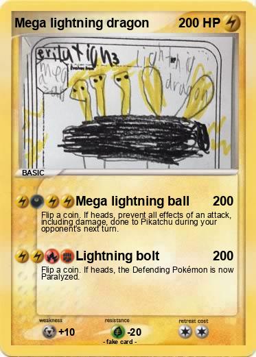 Pokemon Mega lightning dragon
