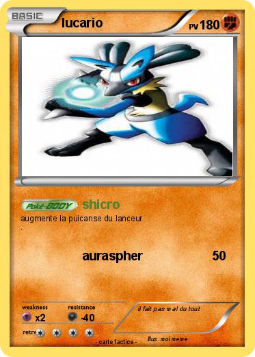 Pokemon lucario