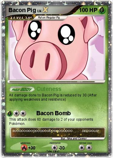 Pokemon Bacon Pig