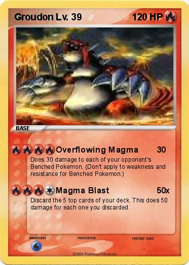 Pokemon Groudon Lv. 39