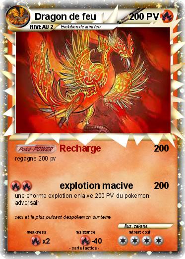 Pokemon Dragon de feu