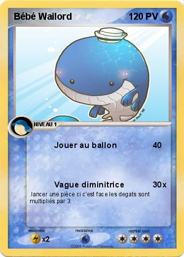 Pokemon Bébé Wailord