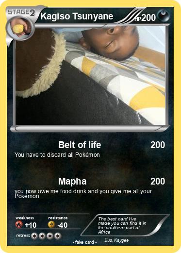 Pokemon Kagiso Tsunyane