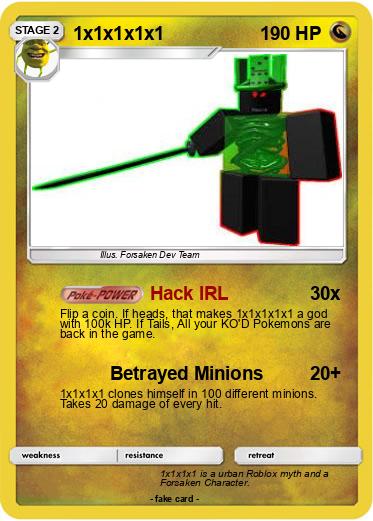Pokemon 1x1x1x1x1