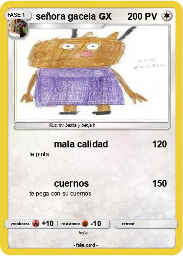Pokemon señora gacela GX