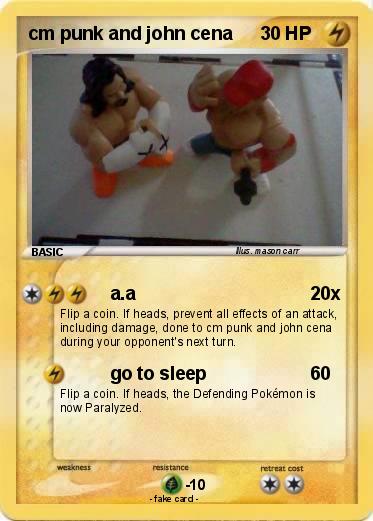 Pokemon cm punk and john cena