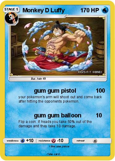 Pokemon Monkey D Luffy