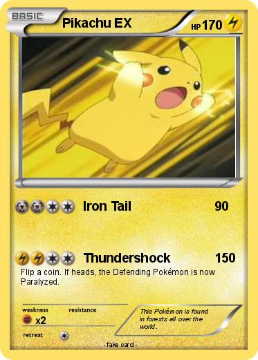 Pokemon Pikachu EX