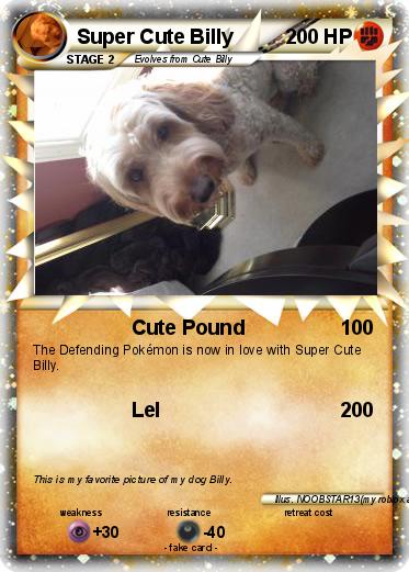Pokemon Super Cute Billy