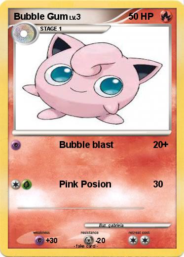 Pokemon Bubble Gum