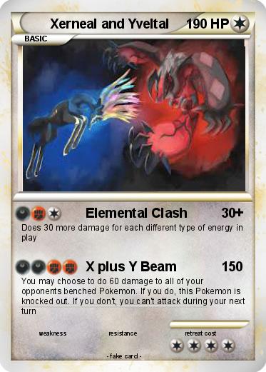 Pokemon Xerneal and Yveltal