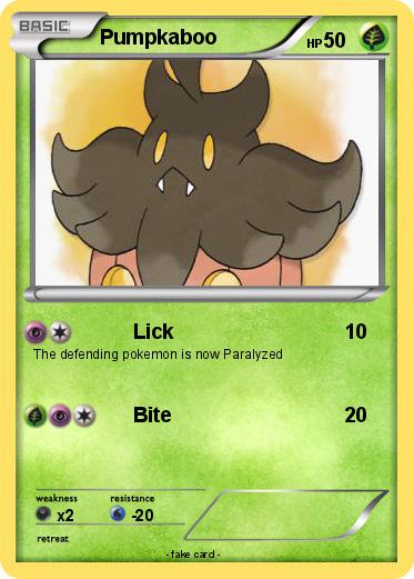 Pokemon Pumpkaboo