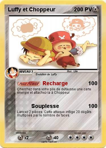 Pokemon Luffy et Choppeur