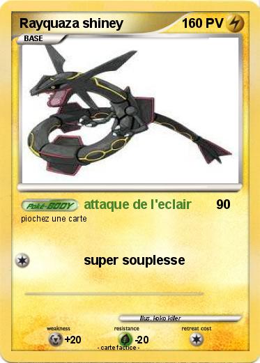 Pokemon Rayquaza shiney