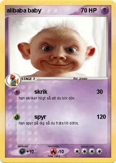 Pokemon alibaba baby