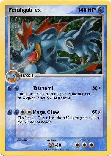 Pokemon Feraligatr ex